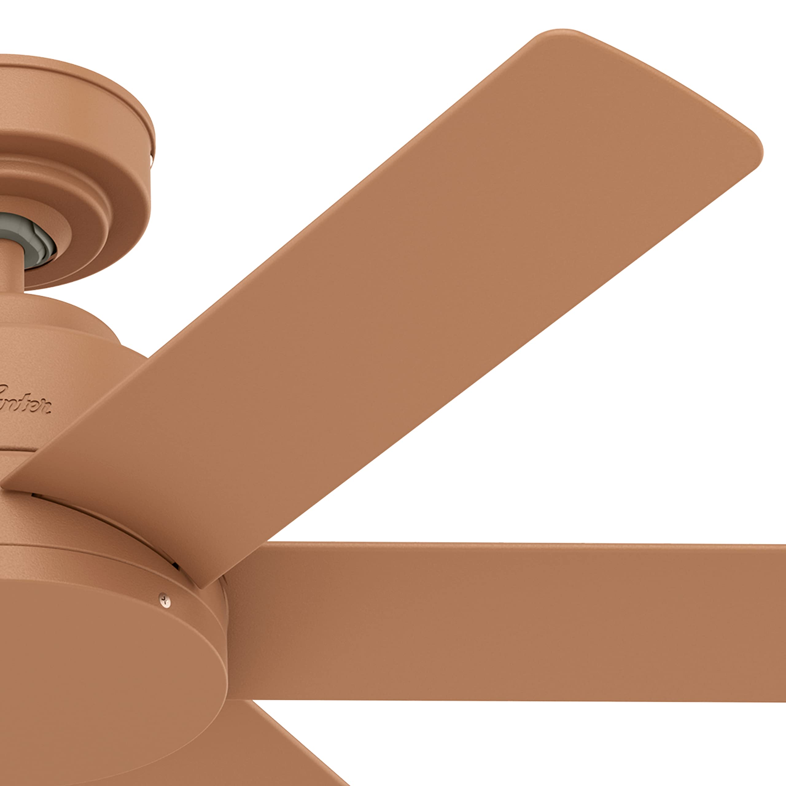Hunter Fan 44 Inch Casual Terracotta Outdoor Ceiling Fan with 6 Blades - Weather Resistant for Patio, Deck, Porch & Backyard (Renewed)