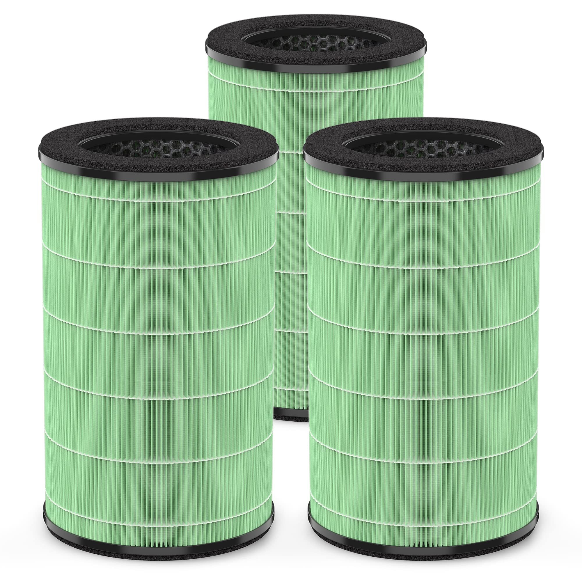 AP-T45 AP-T40FL Replacement Air Purifier Filters 3-Pack - Compatible with HoMedics Total Clean 5-in-1 Air Purifier Models AP-T40, AP-T40WT, AP-T45-WT, AP-T45-BK - HEPA Filter for Dust, Pollen, Pet Dander - Perfect for Home, Office, and Bedroom Air Purification