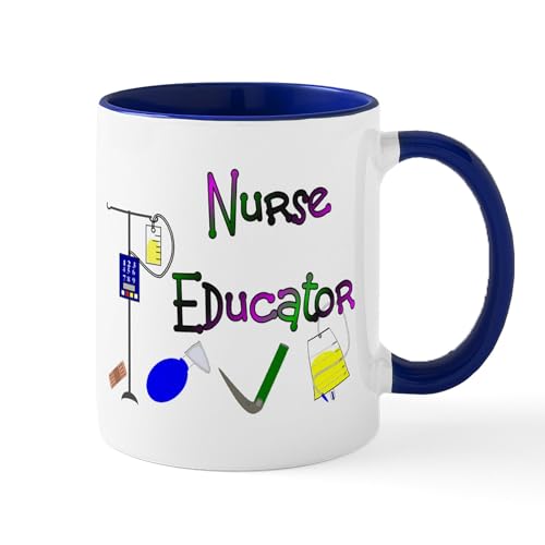 White/Navy Inside - Nurse Educator Mug