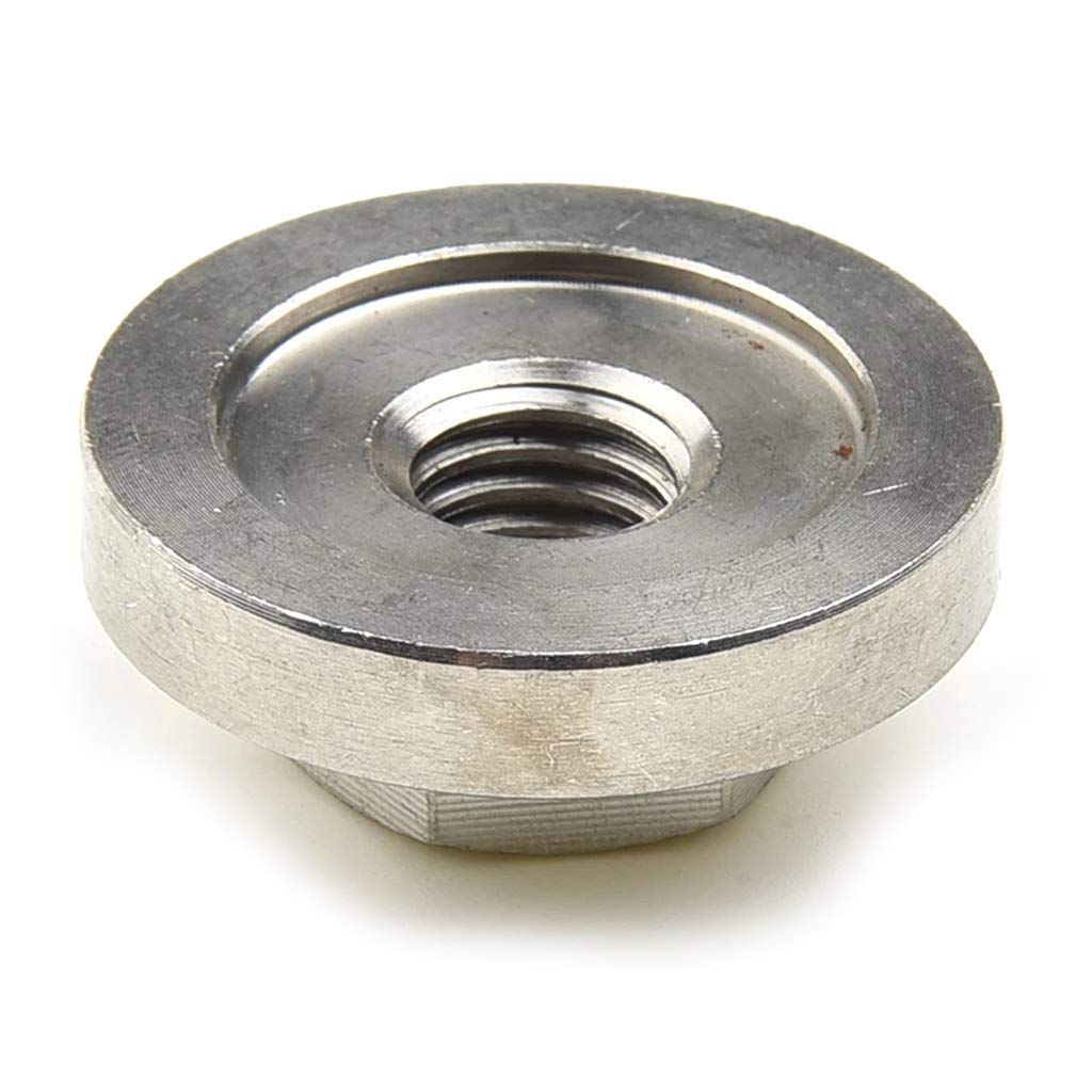 2-Piece M14 Thread Angle Grinder Inner & Outer Flange Nut Set - Durable Steel Replacement Tools for Metalworking, Woodworking & DIY Projects