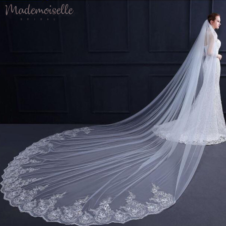 Dalisay Veil - Elegant Bridal Wedding Veil for Women | Perfect for Church Ceremony, Photoshoot & Special Occasions