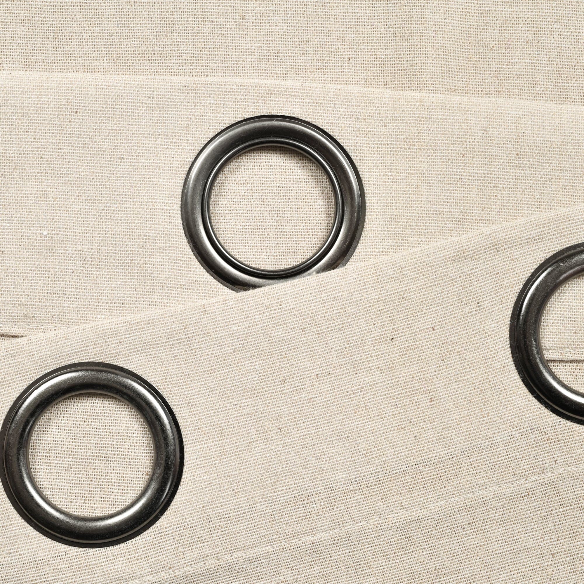 Premium Faux Linen Grommet Window Curtain Panels Set - Blackout Thermal Insulated Drapes for Living Room & Bedroom - Elegant Home Decor for Modern Houses