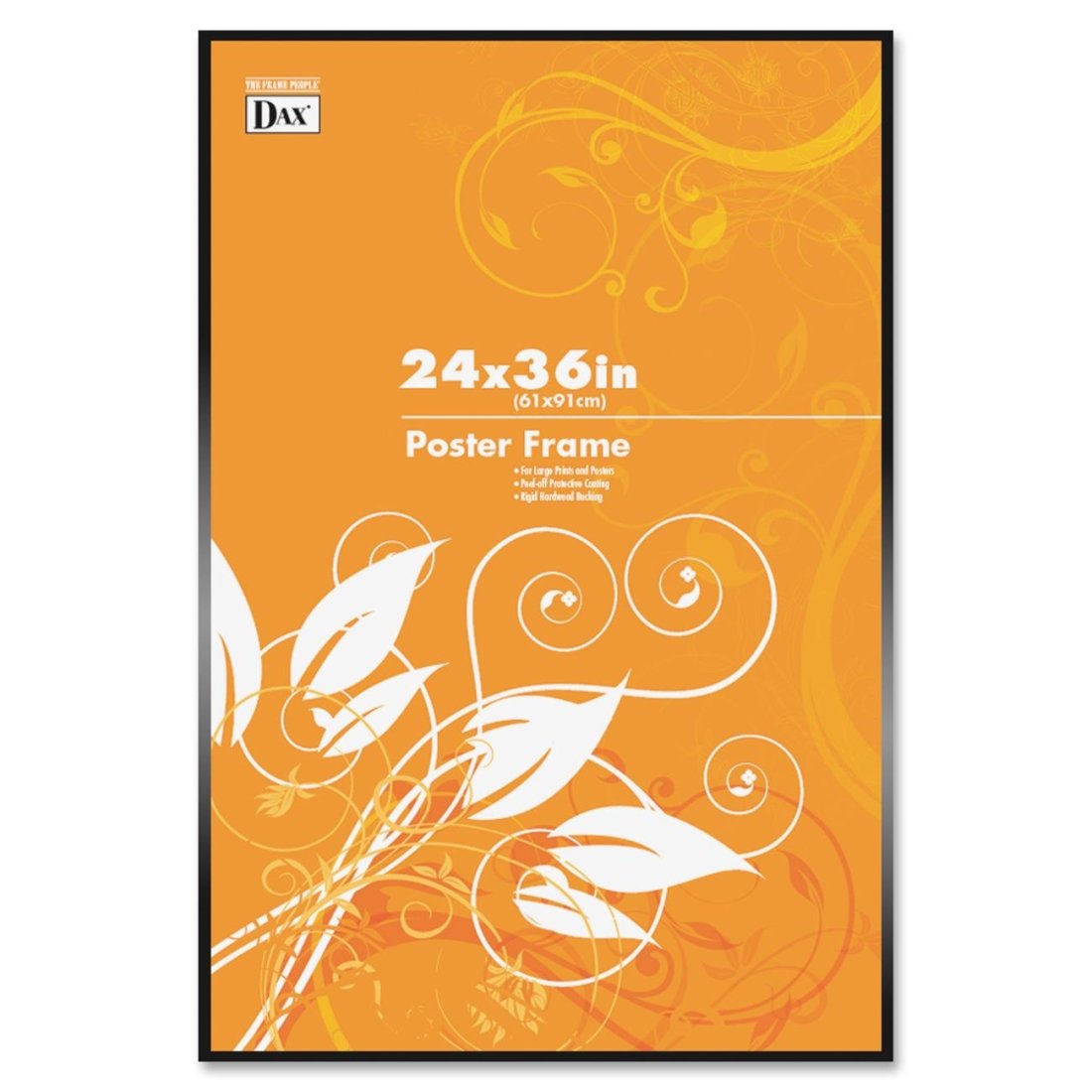 Wholesale Bulk Pack of 5 - 24x36 Inch Black Metal Poster Frames for Wall Art, Pictures, and Posters - Durable Aluminum Frames for Home, Office, or Gallery Display