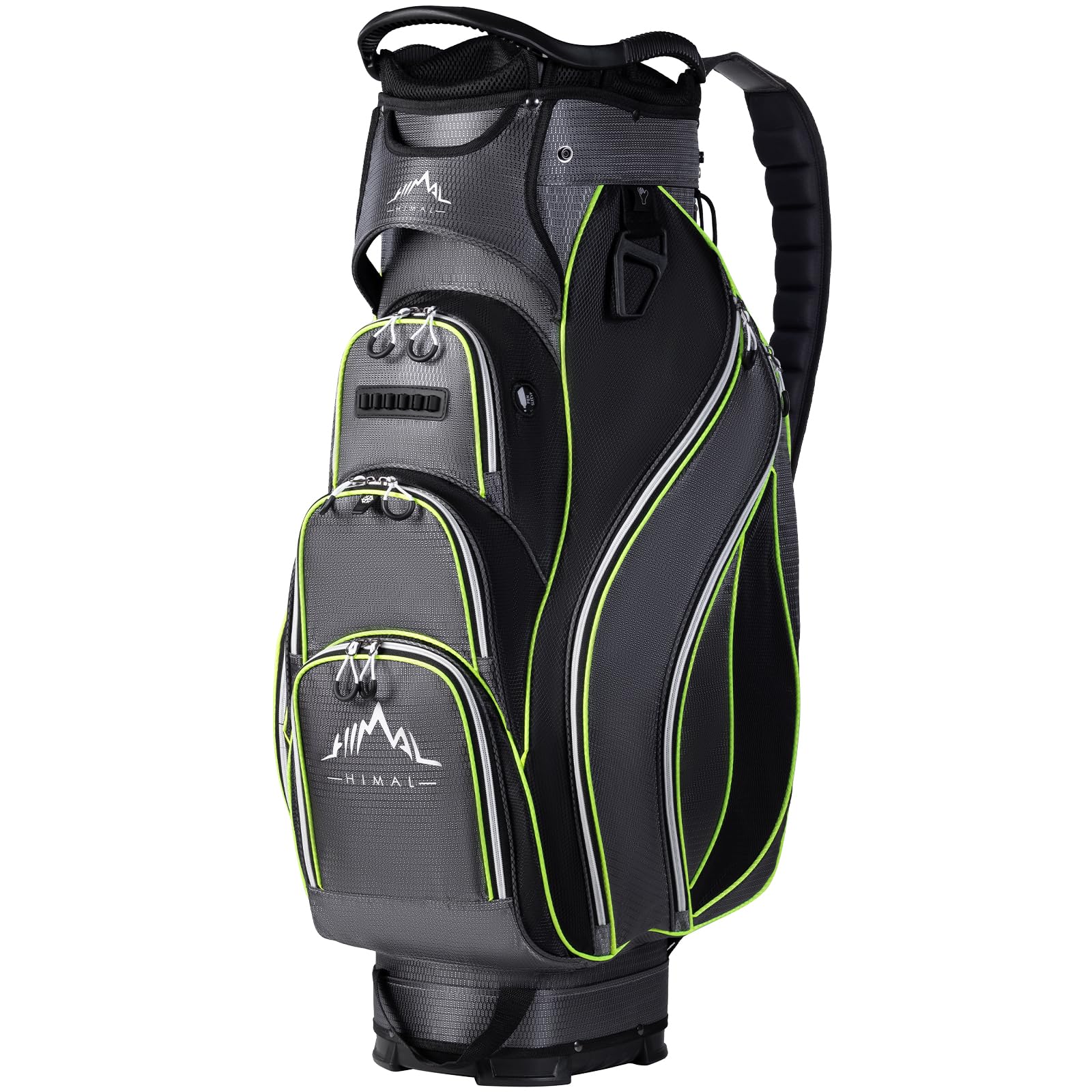 **14-Way Golf Cart Bag with Ample Storage - Premium Men's Golf Bag with Padded Handles & Umbrella Holder - Perfect for Golf Carts, Tournaments & Driving Range Practice**