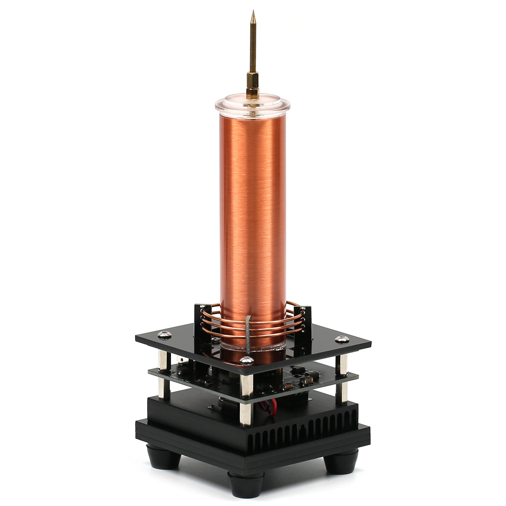 Joytech Tesla Coil Arc Plasma Speaker - Wireless Music Transmission Kit, Science Experiment Model YS14 for Physics Learning & Desktop Decoration | Perfect for STEM Education, Science Fair Projects & Unique Home Decor