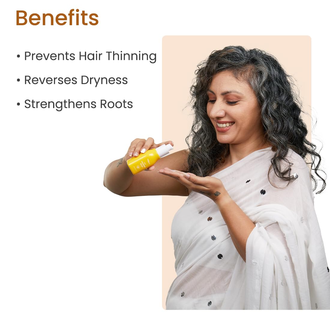 Earth Rhythm Fenugreek, Tamarind & Shikakai Hair Serum for Hair Growth & Strengthening - Reduces Hair Fall for Men & Women (50ml) - Perfect for Daily Hair Care & Scalp Nourishment