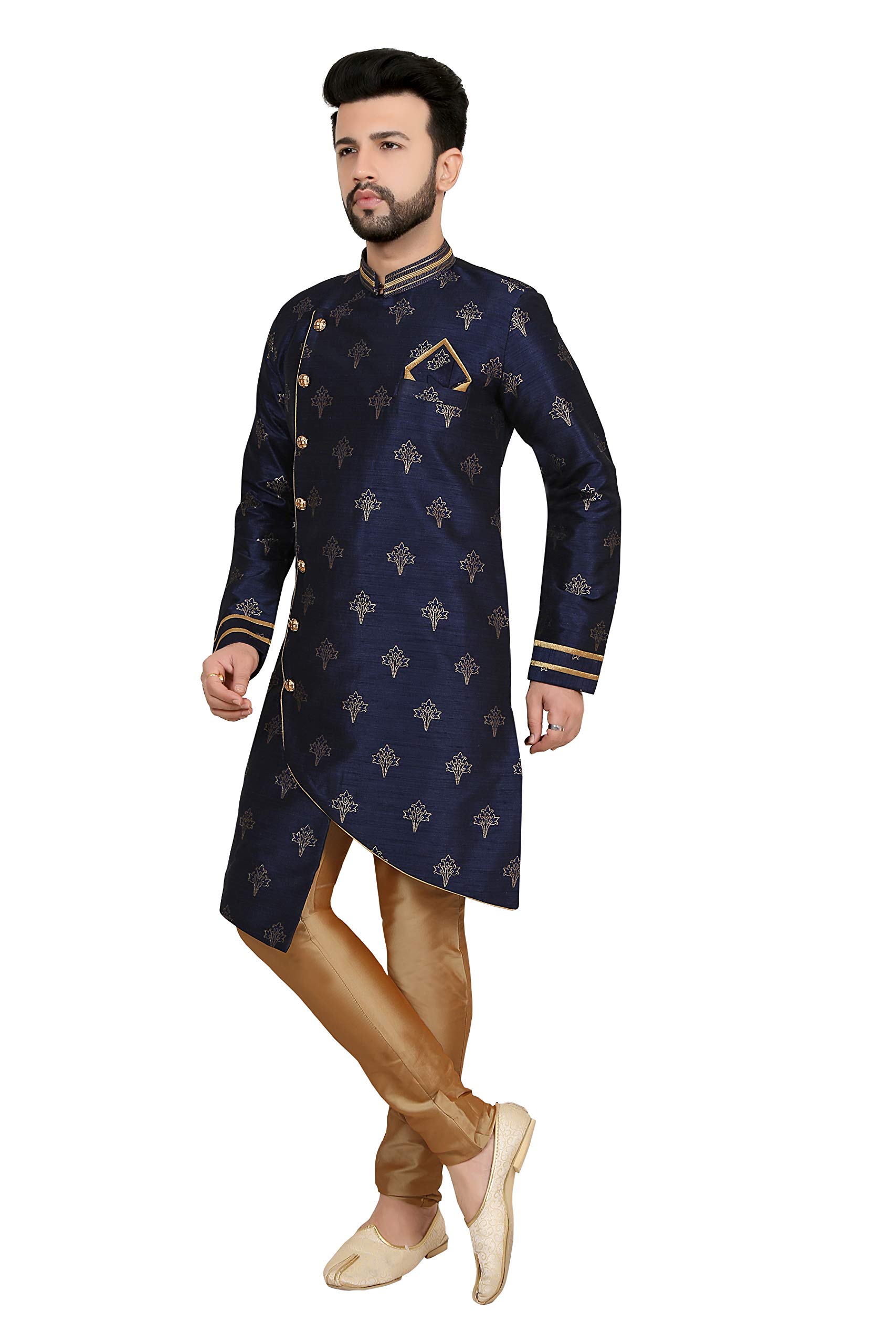 Tathastu Men's Kurta for Festive Wear - Traditional Indian Ethnic Attire for Weddings, Diwali & Special Occasions