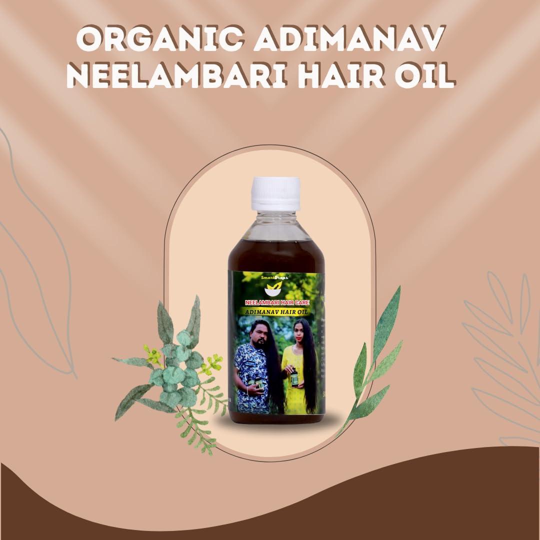 Neelambari Herbal Hair Oil for Men & Women - 100ml (Pack of 3) | Natural Hair Growth Treatment | Perfect for Daily Scalp Massage & Damaged Hair Repair