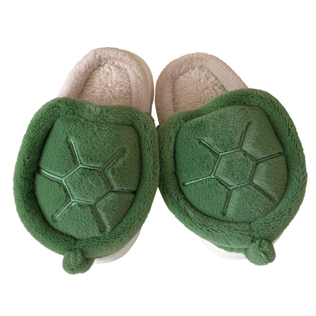 Cute Cartoon Turtle Slippers for Women - Soft, Warm & Comfortable House Slippers with Non-Slip Sole | Perfect for Indoor Lounging, Spa Days & Cozy Home Wear