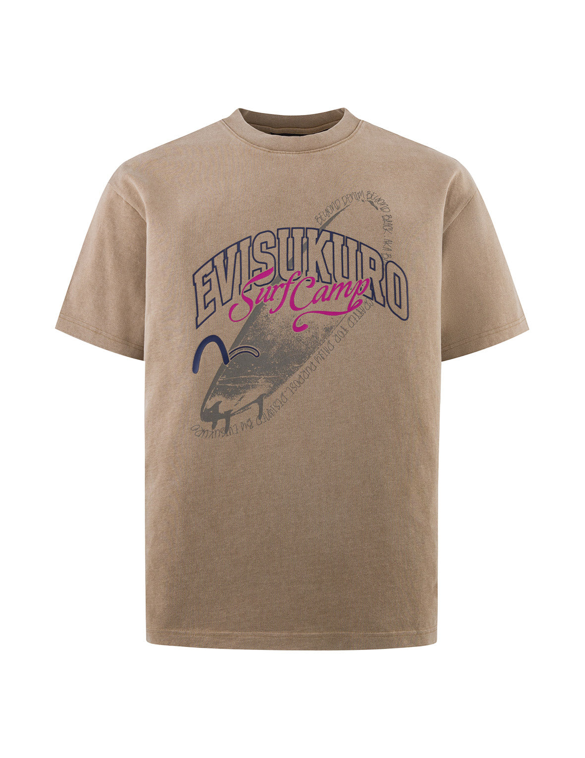 Surf Camp Print Relaxed Fit T-Shirt for Men - Comfortable & Stylish Beachwear for Surfing, Travel & Casual Outfits