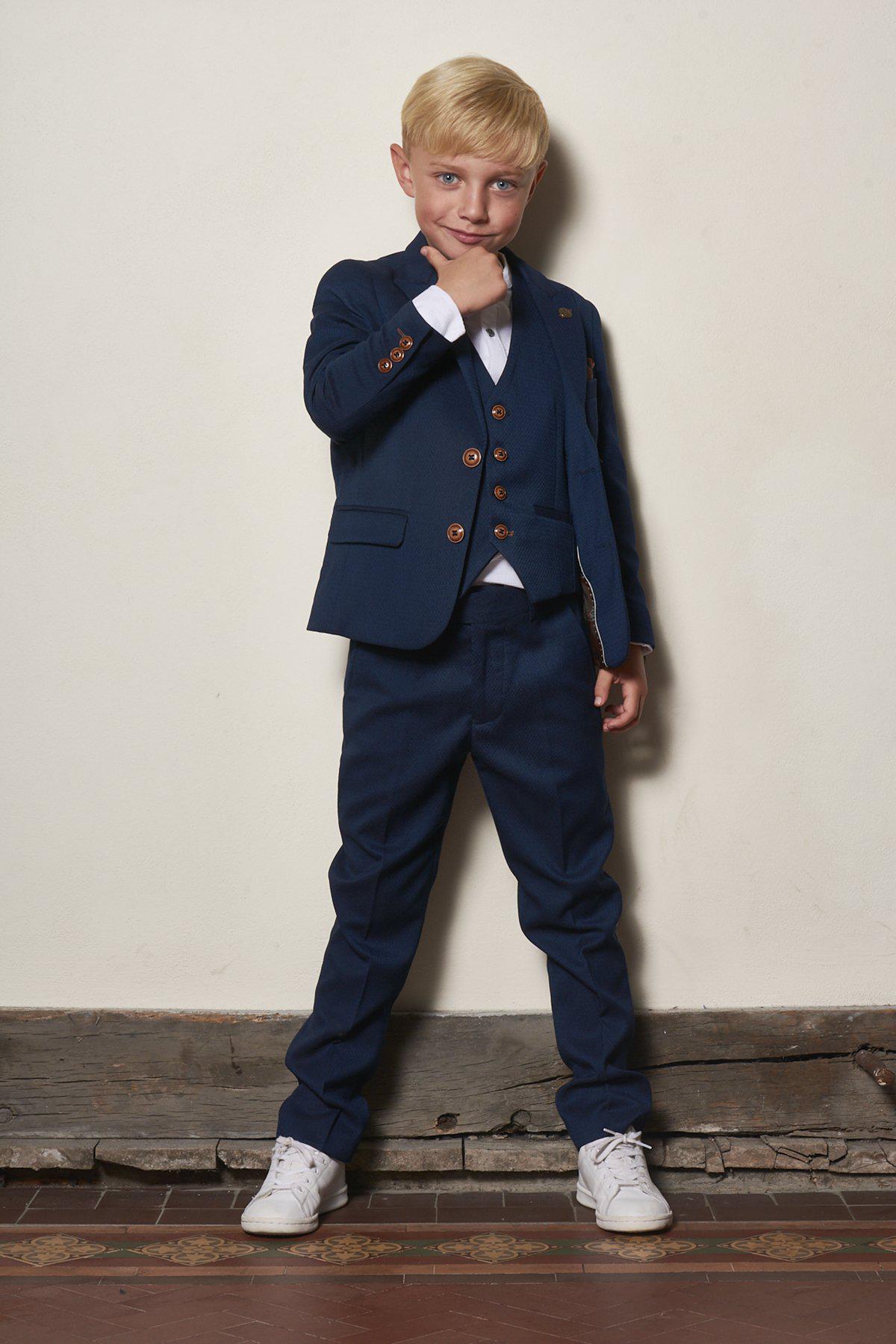 Royal Blue 3-Piece Suit for Men & Boys | Father Son Matching Formal Outfits | Wedding, Graduation & Special Occasions