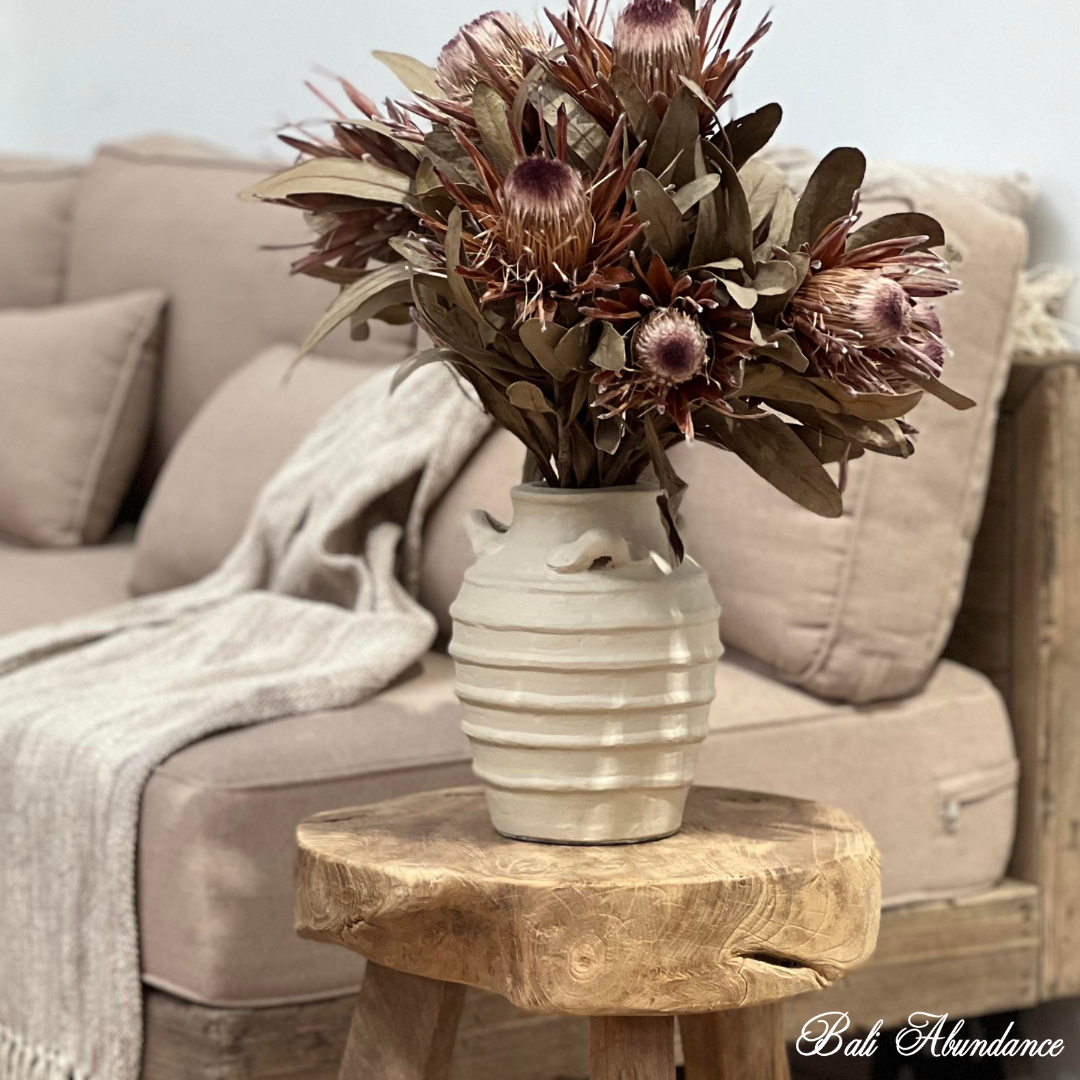 Handmade Terracotta Clay Urn Pot - Elegant Decorative Planter for Indoor & Outdoor Plants | Perfect for Home Garden, Patio, and Balcony Decor