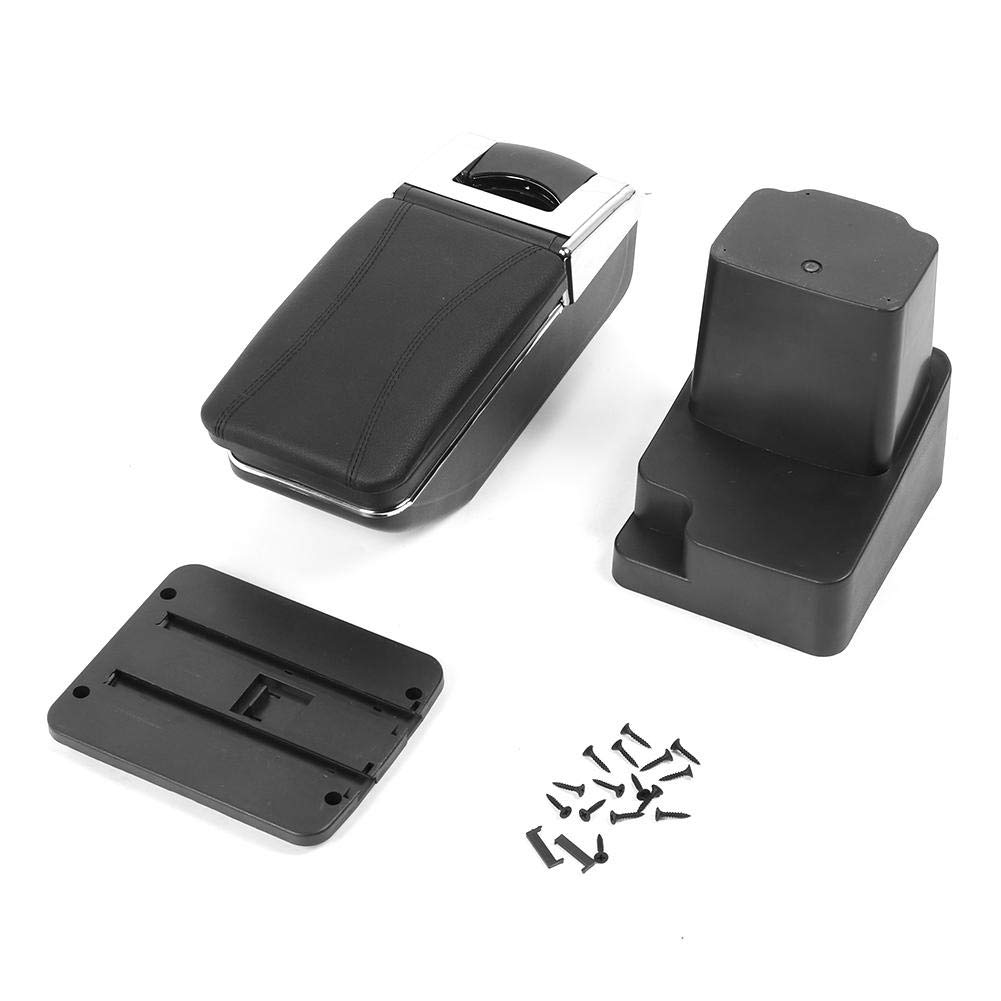 Acouto Universal Car Center Console Armrest Storage Box Organizer - Compatible with Hyundai Solaris Verna Grand Avega | Glove Box Organizer for Car Accessories & Small Items | Perfect for Road Trips & Daily Commute