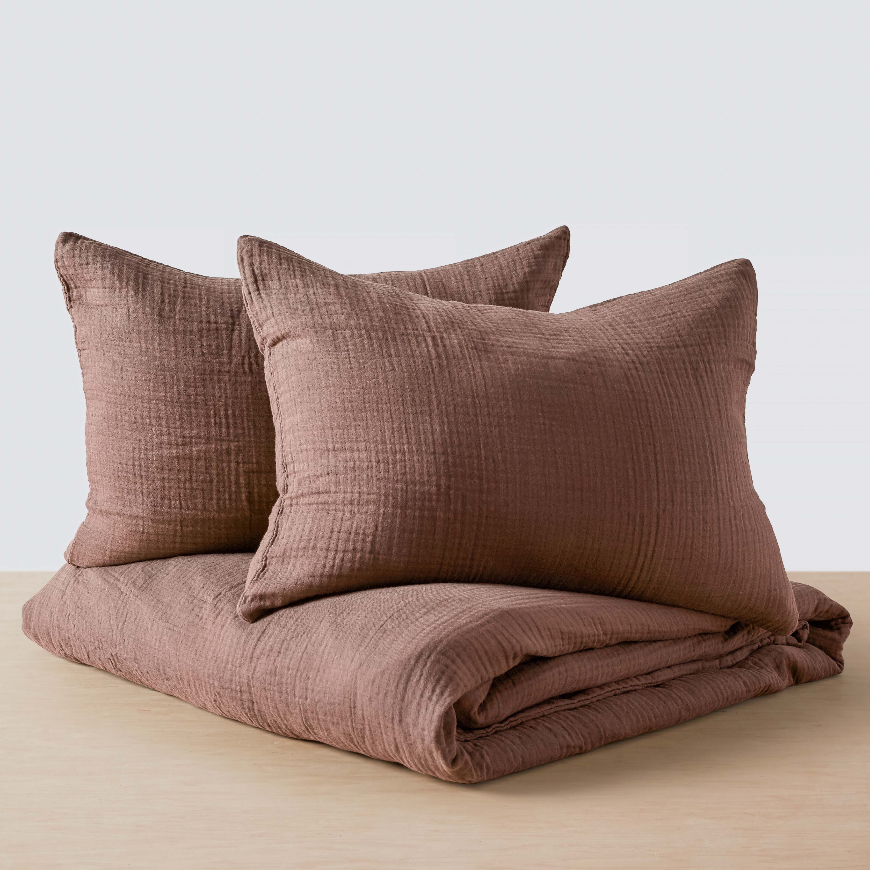 Organic Cotton Gauze Duvet Cover Set - Breathable & Soft Bedding for All Seasons | Perfect for Cozy Bedrooms, Guest Rooms & Vacation Homes
