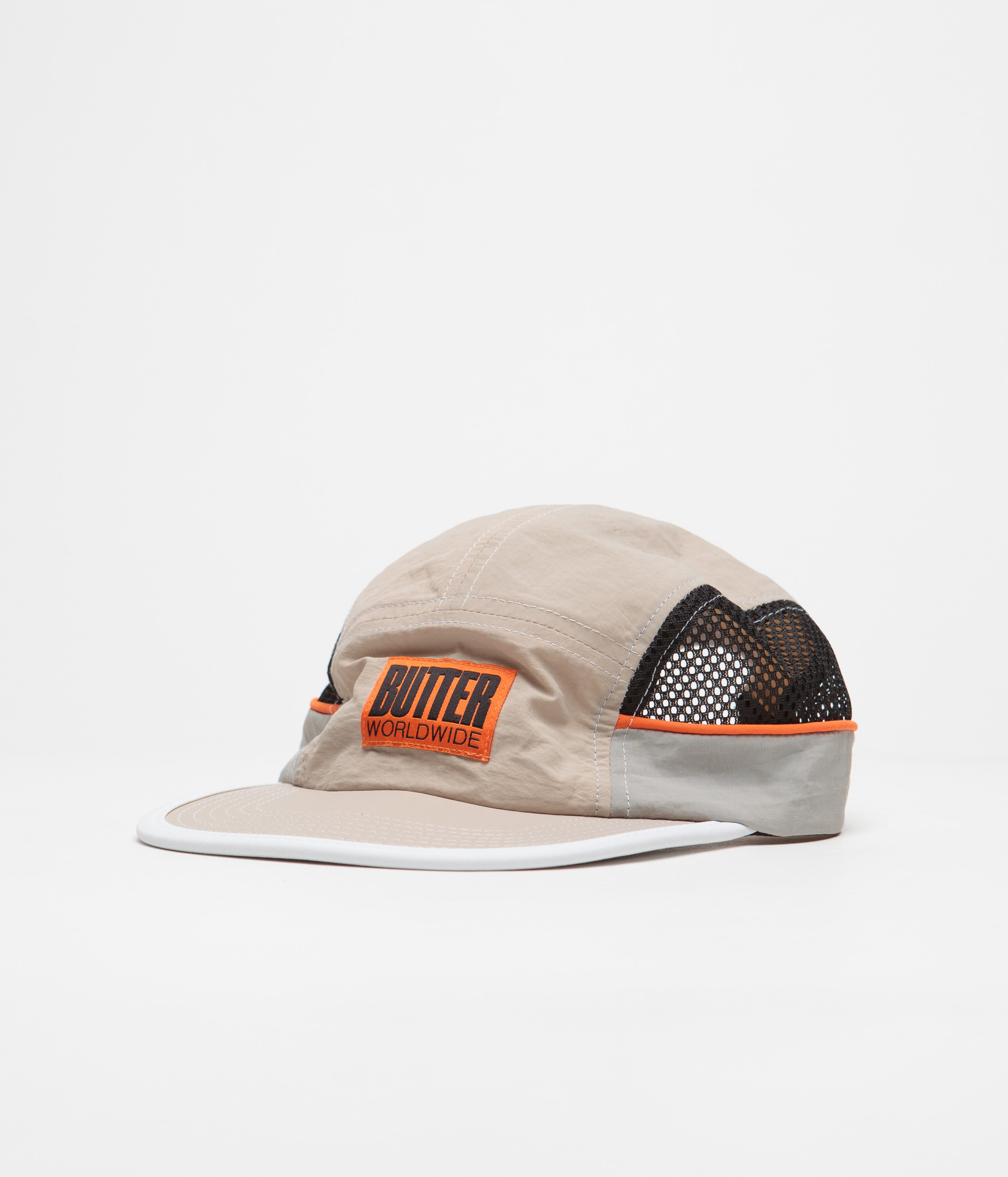 Butter Goods Equipment Ripstop 5 Panel Cap - Khaki Color | Durable & Lightweight Baseball Hat for Men & Women | Perfect for Outdoor Activities, Sports & Casual Wear