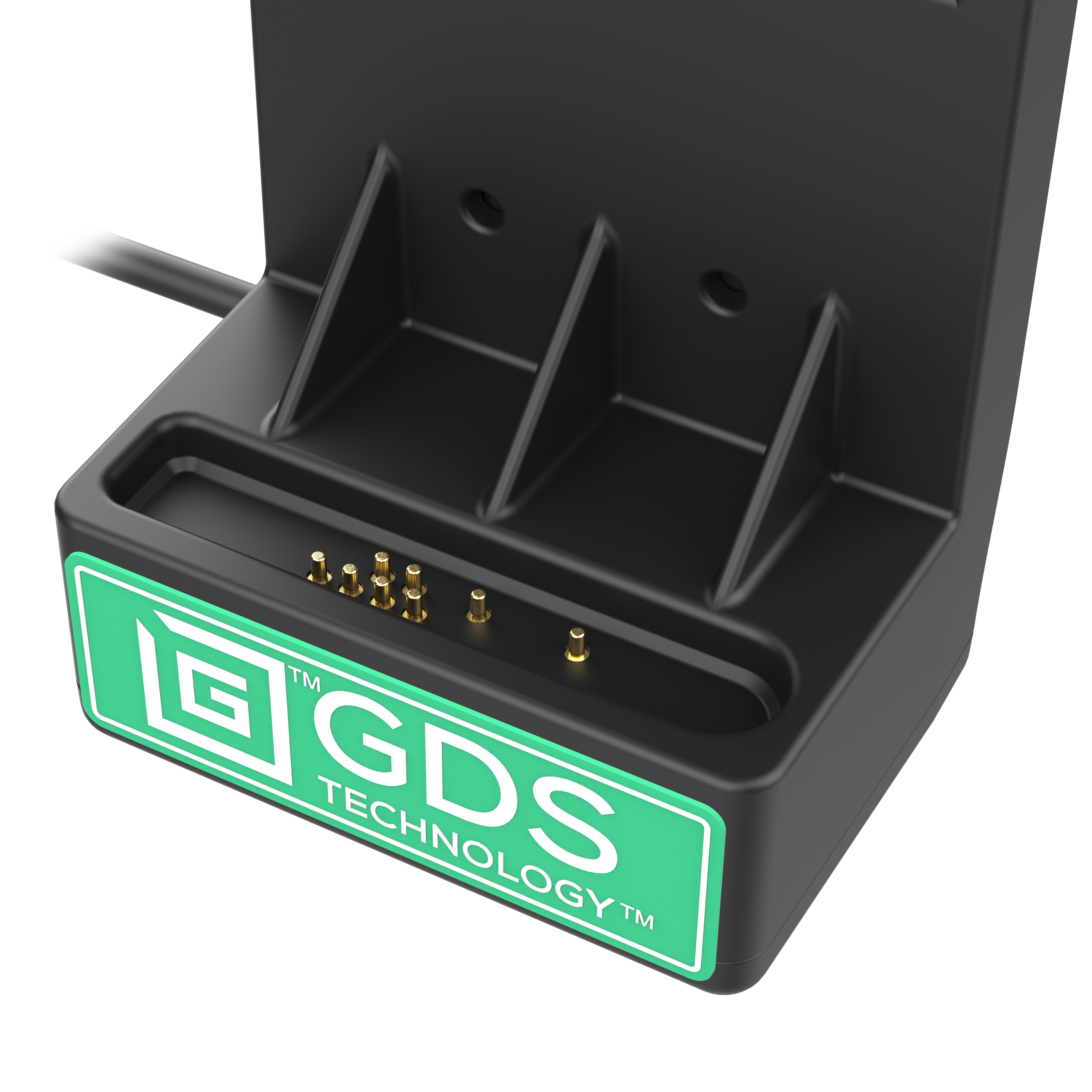 GDS® Locking Powered Dock for Zebra TC2x & TC5x Mobile Computers - Secure Charging Station (RAM GDS DOCKL V12 ZE2434CPU) - Ideal for Warehouse, Retail & Logistics Use