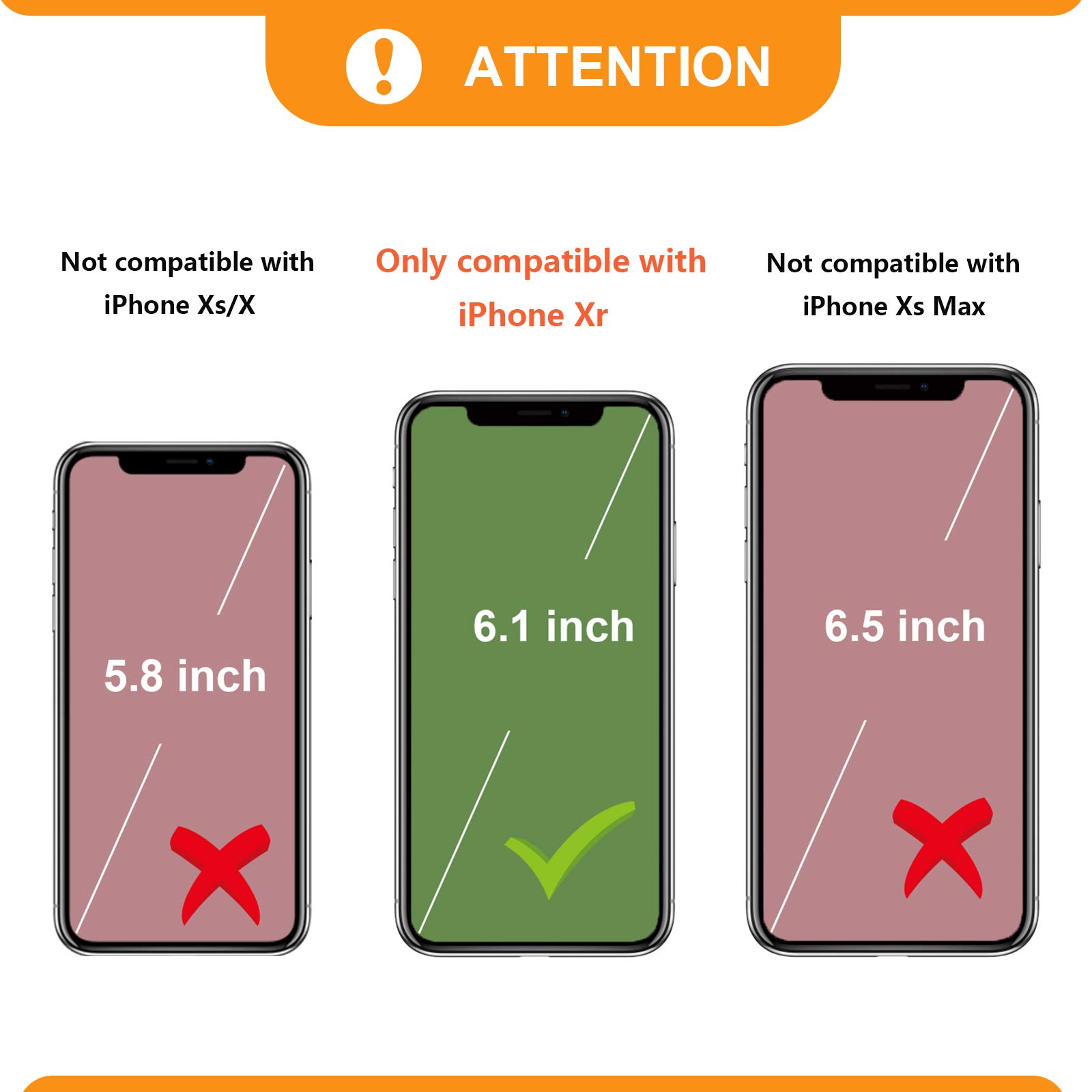 Premium Genuine Leather iPhone XR Wallet Case (6.1 Inch) - RFID Blocking, Wireless Charging Compatible, Flip Cover with Card Slots & Kickstand - Perfect for Travel, Business & Everyday Use (Black)