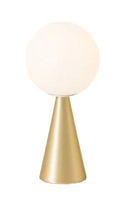 FontanaArte Bilia Mini Table Lamp - Modern LED Bedside Night Light for Bedroom, Living Room, and Office Decor