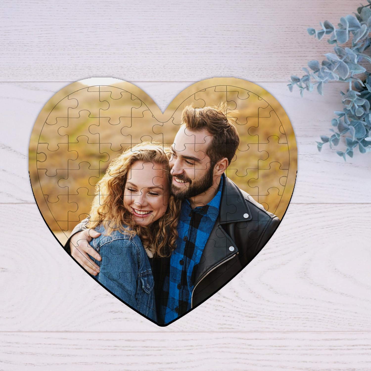 Personalized Heart Shaped Photo Puzzle for Kids - Custom Picture Jigsaw Gift for Birthdays, Valentine's Day & Family Keepsakes | Perfect for Memory Gifts, Nursery Decor & Educational Playtime