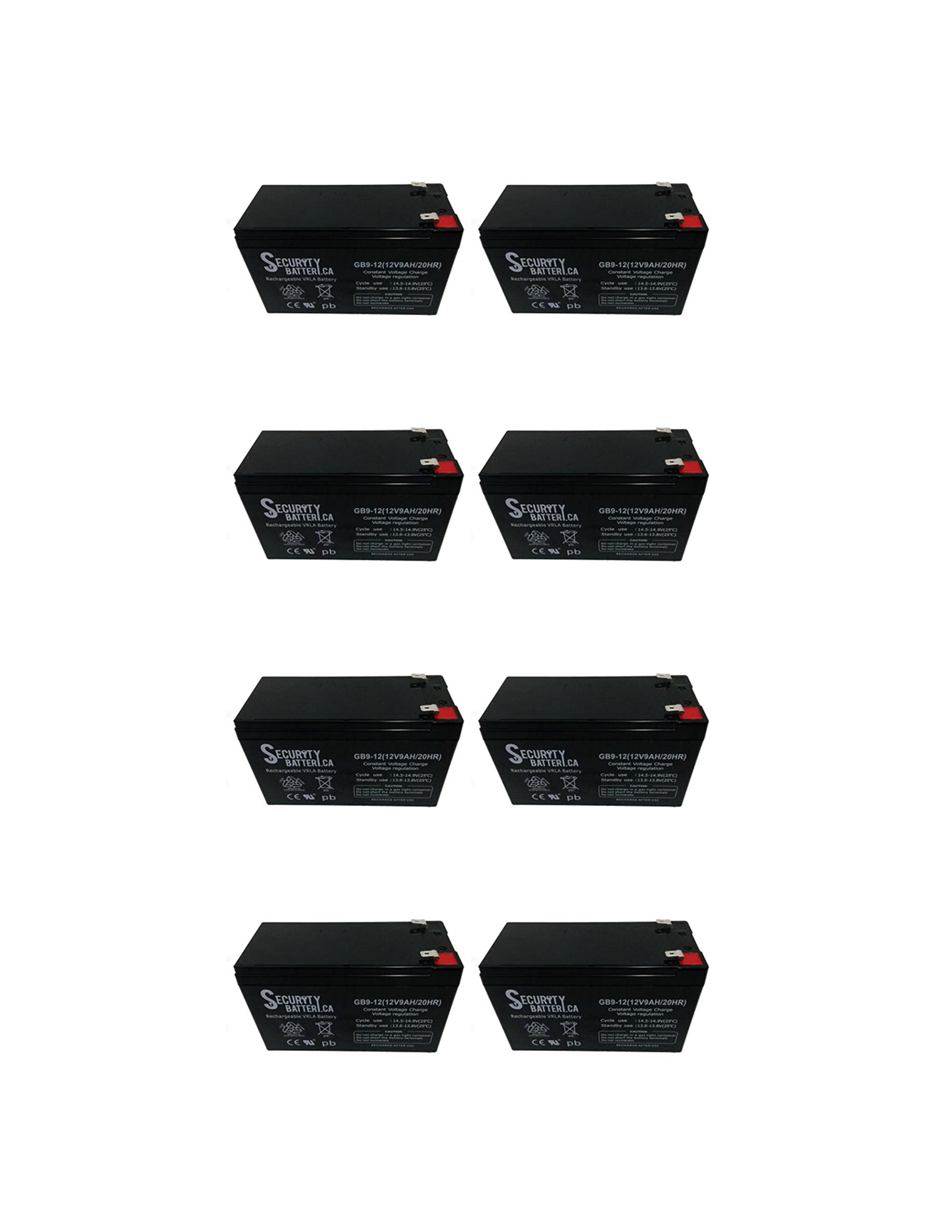 Power-Sonic 12V 9Ah Replacement Battery for APC Back-UPS NS1250 & NS1250-8 - Reliable Backup Power for Home Office, Networking Equipment & Emergency Power Outages
