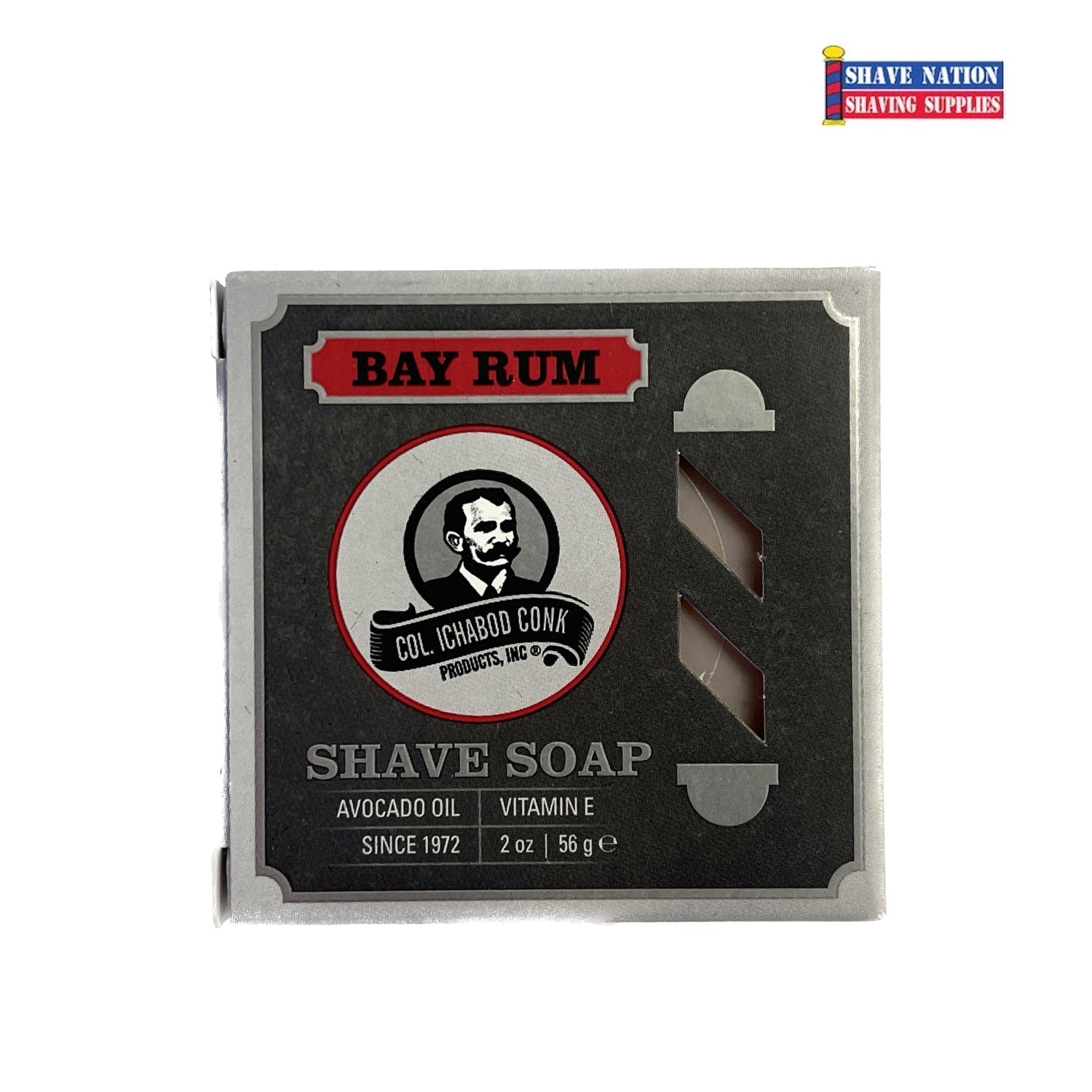Colonel Conk Shaving Soap for Men - Premium Glycerin Shaving Soap Bar with Natural Ingredients - Perfect for Wet Shaving & Beard Care at Home or Travel