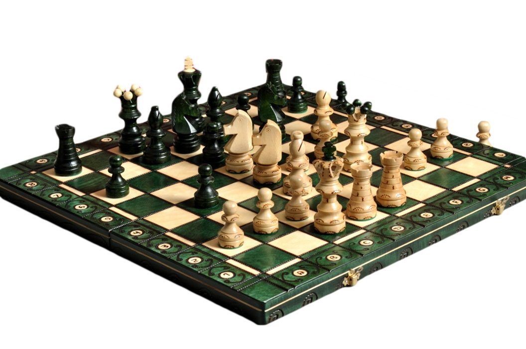 Premium Inverness Travel Chess Set & Board - Portable Folding Chess Game for Adults & Kids - Perfect for Camping, Travel, and Outdoor Activities
