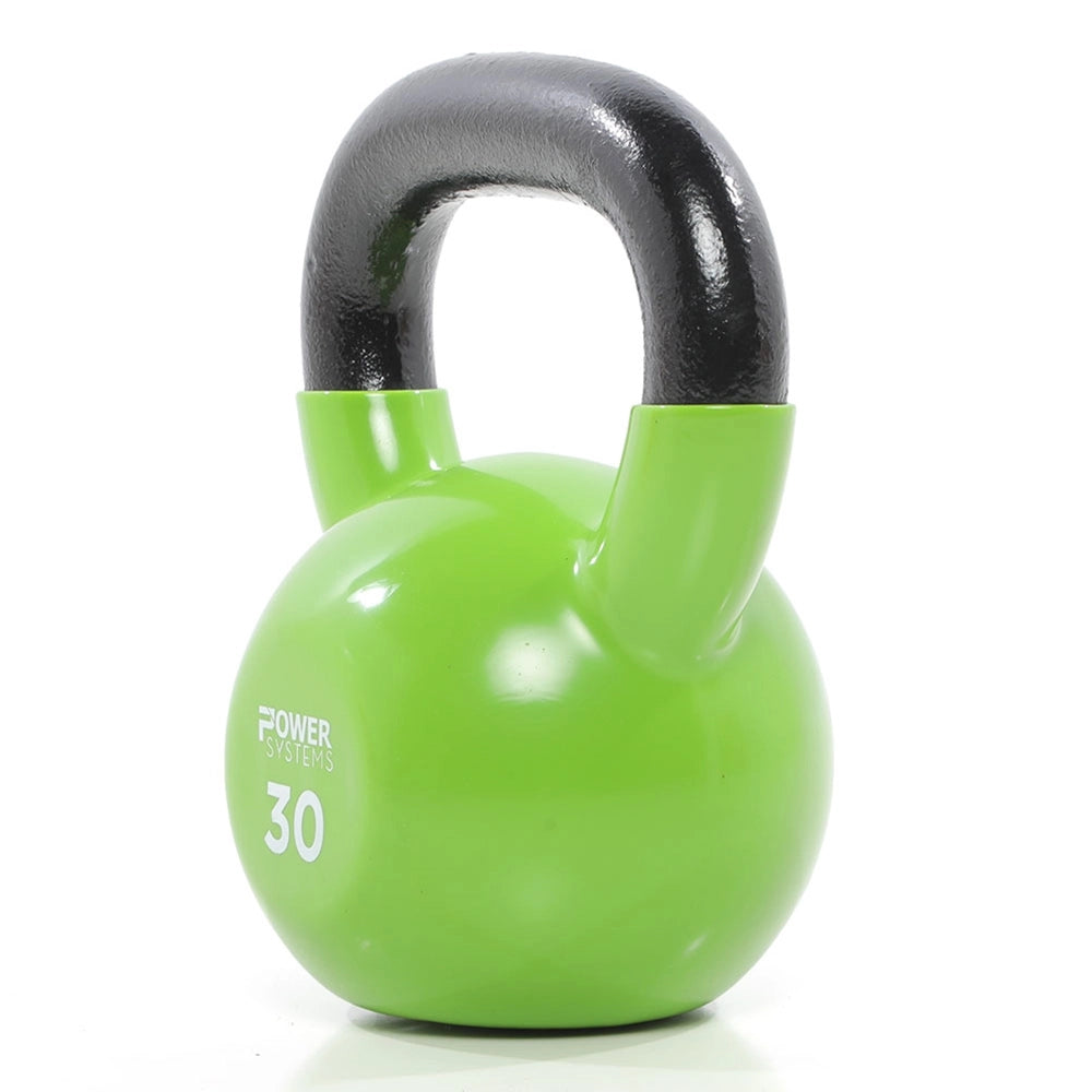 Premium Kettlebell for Strength Training - Power Systems Prime Cast Iron Kettlebell for Home Gym, CrossFit & Functional Fitness Workouts