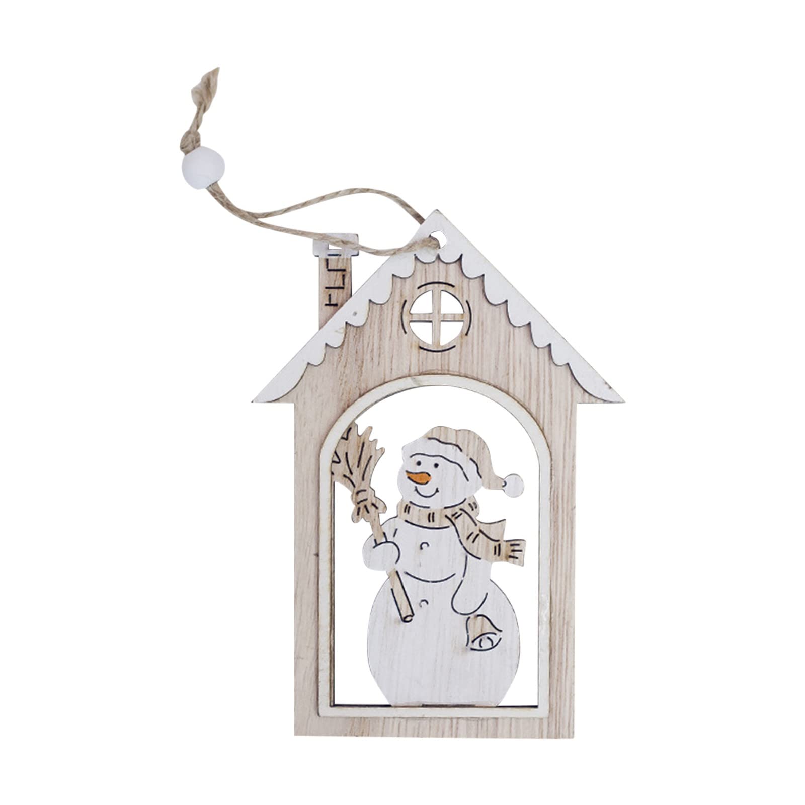 Elegant Wooden Hollow Christmas Ornaments - Holiday Decor for Windows, Doors, Small Closets & Party Dresses - Perfect for Home, Office & Gift Giving (Size B, One Size)
