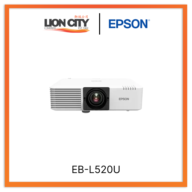 Epson EB-L520U WUXGA Laser Projector - 4K Ultra HD, 5000 Lumens, High Brightness for Home Theater, Business Presentations & Outdoor Movie Nights