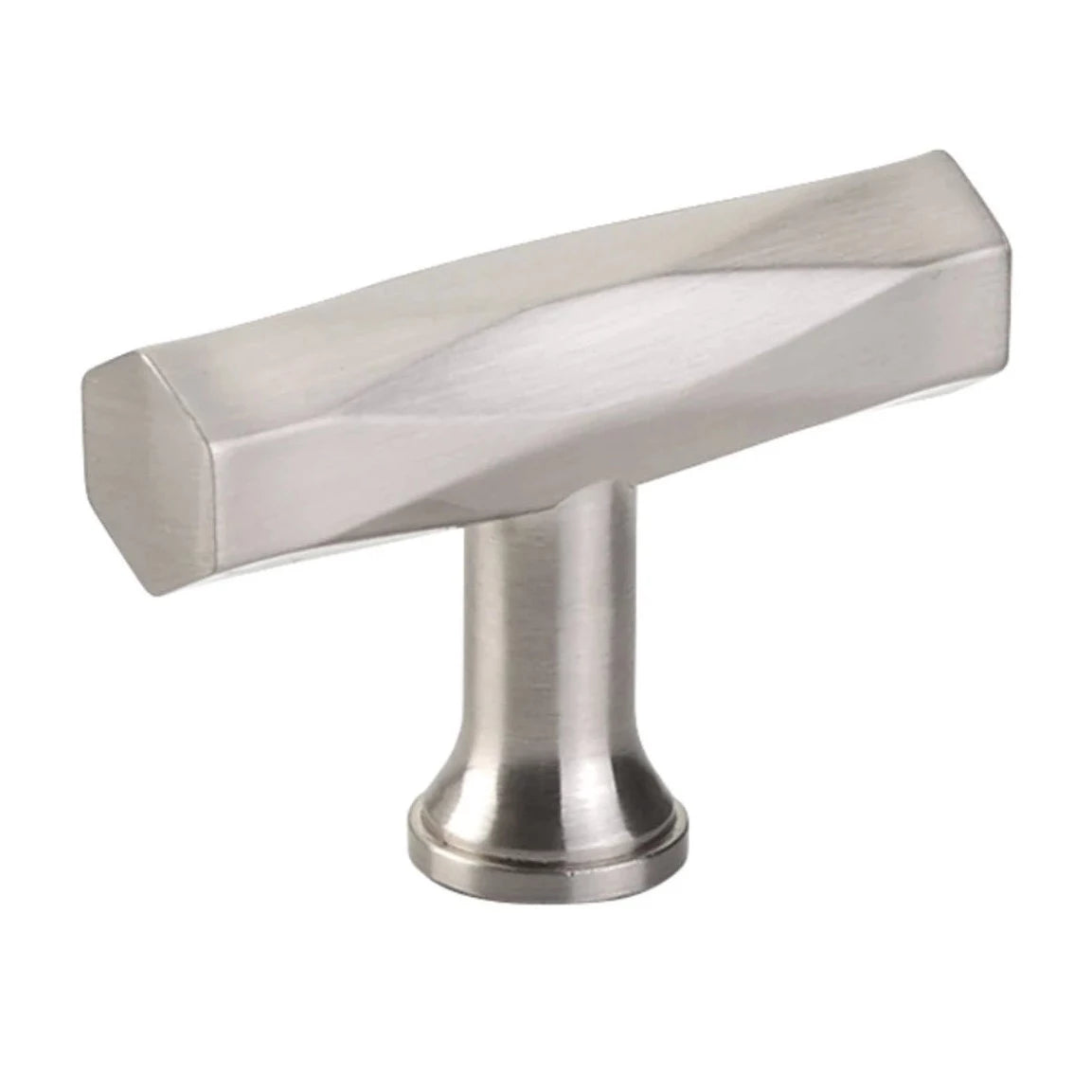 T Bar American Designer Drawer Pulls in Satin Nickel - Premium Cabinet Handles for Kitchen & Bathroom Renovation