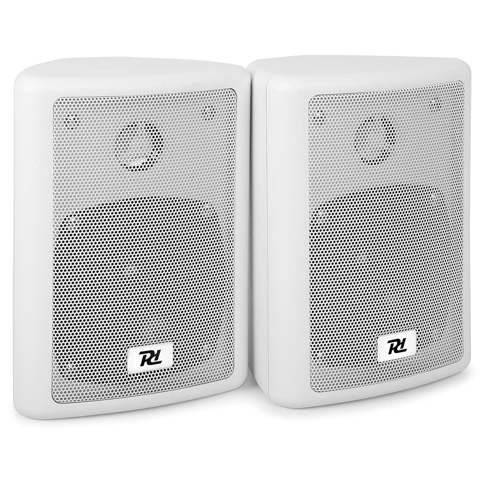 Skytec Passive Wall Mounted Speakers Pair - White 4