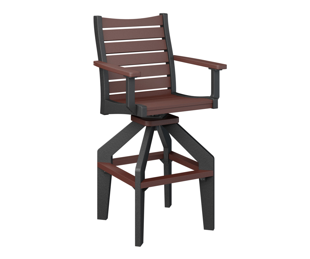 Berlin Gardens Bristol Swivel XT Chair - Heavy Duty Outdoor Patio Dining Chair with 360° Rotation, Weather-Resistant & Comfortable - Perfect for Backyard, Deck, Garden, and Poolside Relaxation