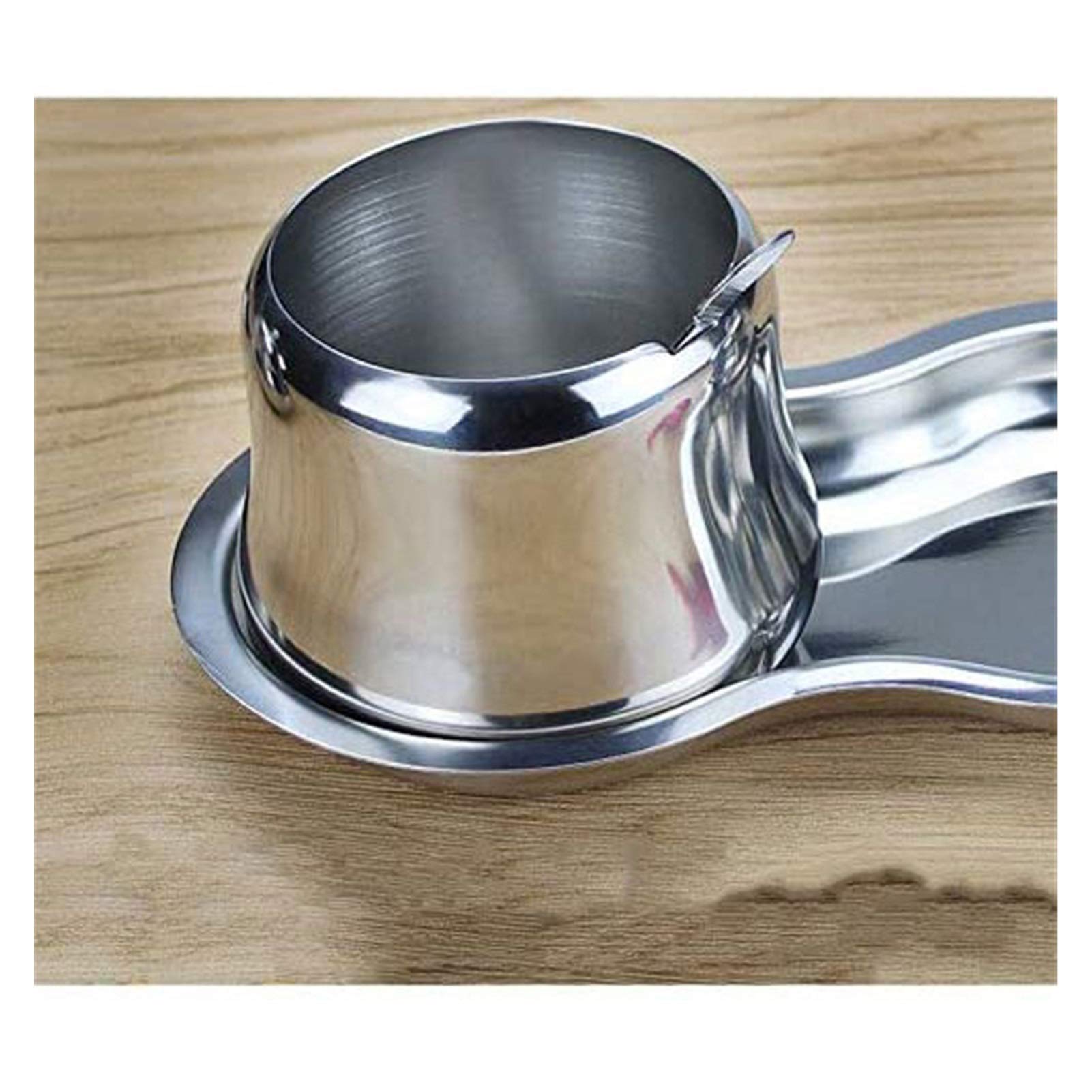 Premium Set of 3 Airtight Stainless Steel Spice Jars with Bamboo Lids & Serving Spoons - Kitchen Organizer for Spices, Herbs, Salt, Pepper - Perfect for Cooking, Baking & Countertop Storage