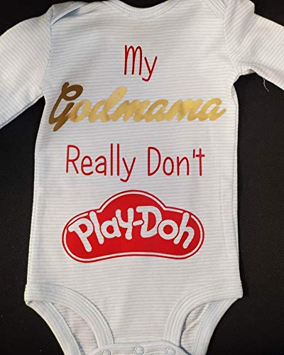 Baby Play Doh Onesie Shirt - Cute 'Don't Play' Bodysuit for Infants & Toddlers - Perfect for Playtime, Daycare & Funny Photo Shoots