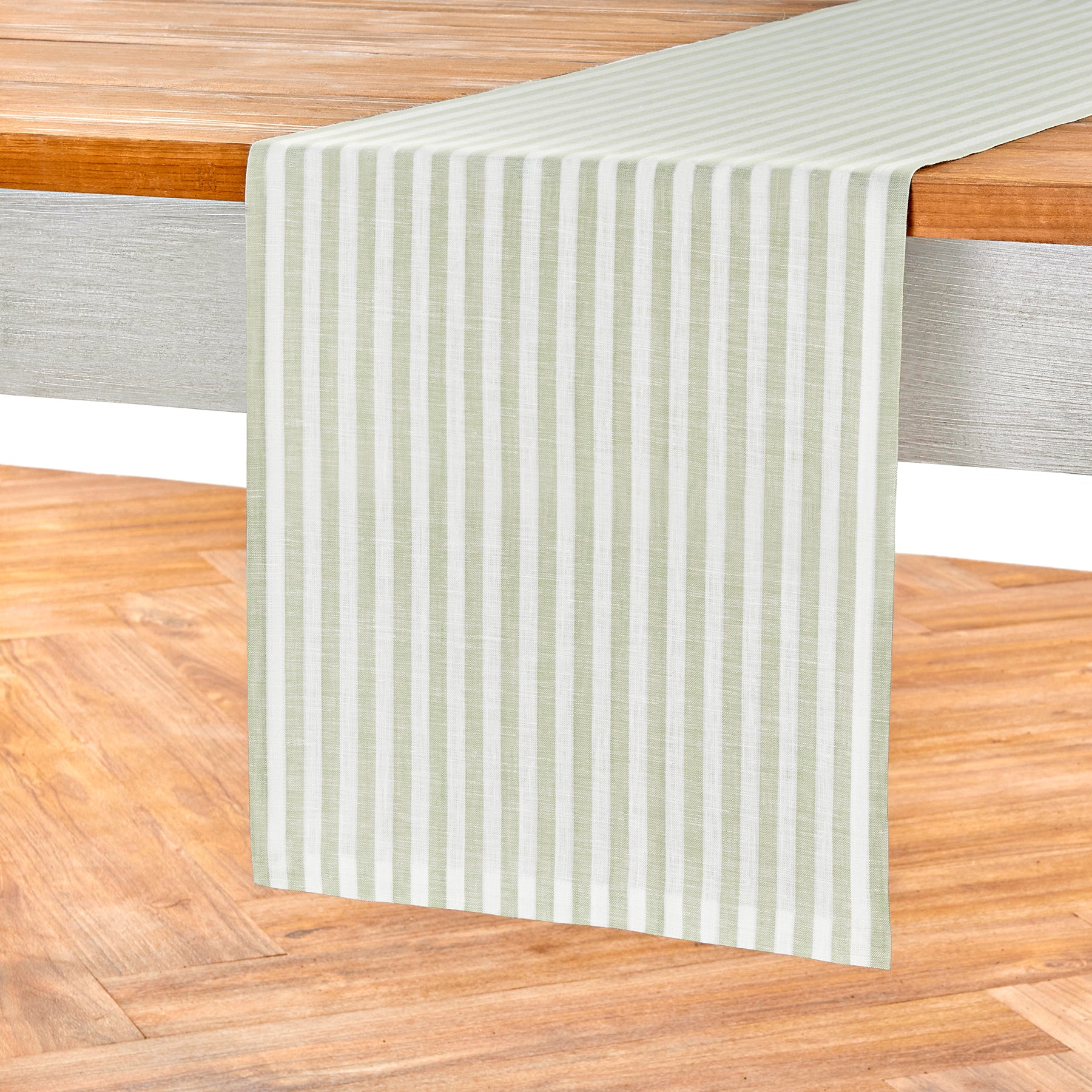 Amalfi Stripe Table Runner - Elegant Dining Decor for Weddings, Parties & Holiday Tablescapes
