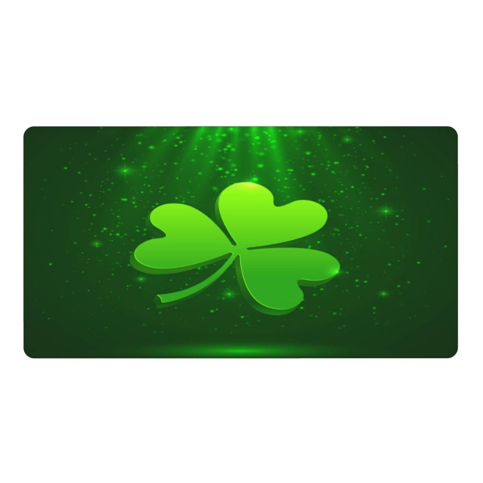 Premium Irish Shamrock Clover Mouse Pad & Desk Mat - 16