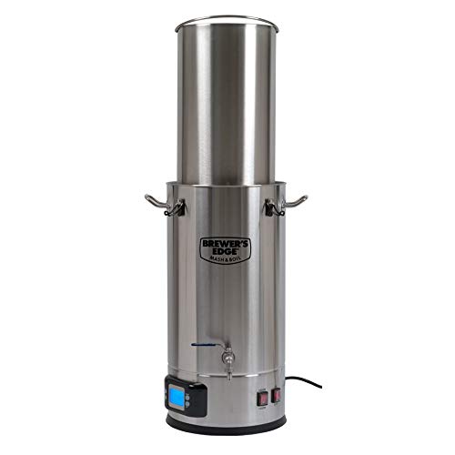 Brewer's Edge Mash and Boil - All-in-One Electric Home Brewing System for Beer Making - Perfect for Beginners & Homebrewers - Kitchen, Garage, or Outdoor Use