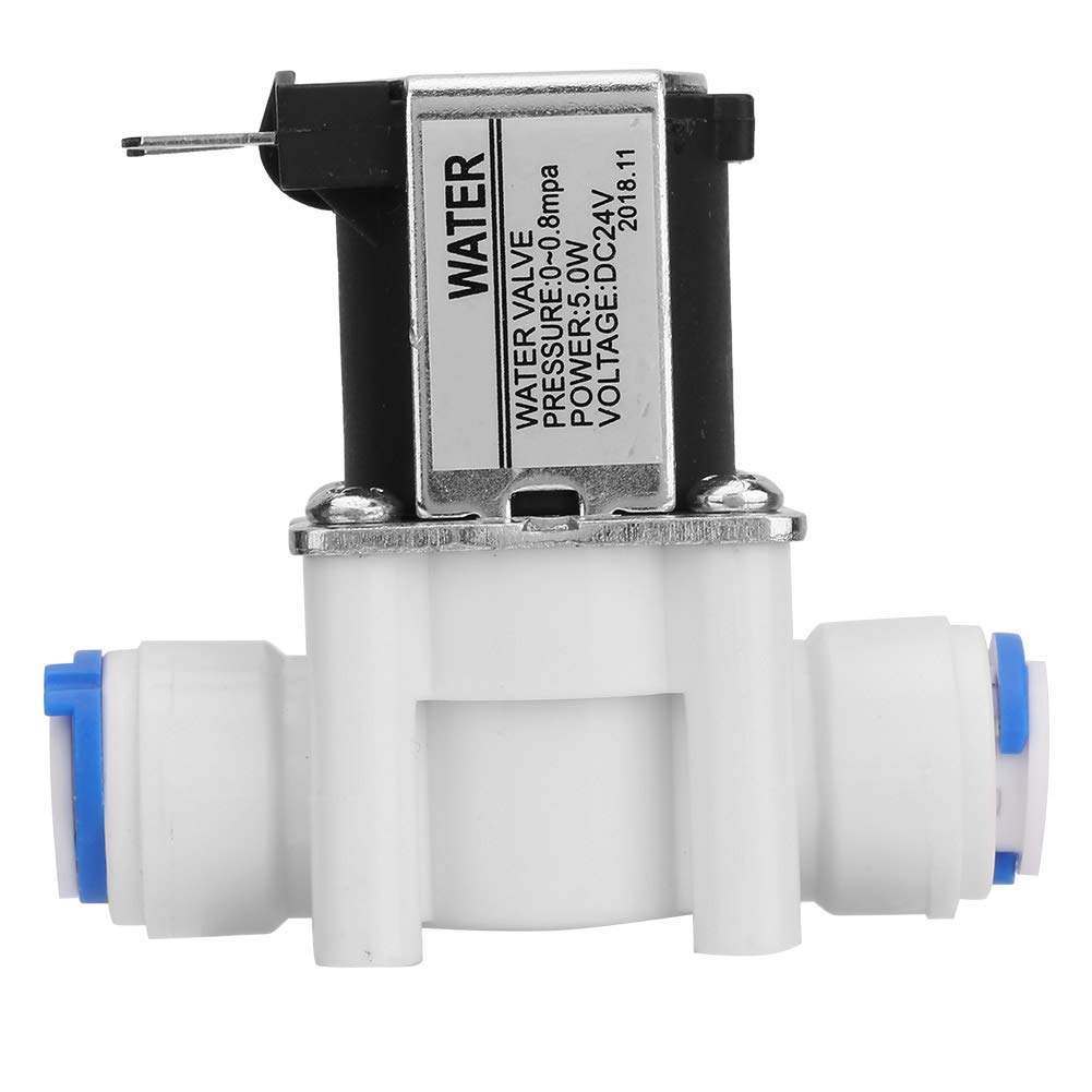 24V Solenoid Water Valve for Home - High Performance & Stability, Ideal for Water Purifiers and Filtration Systems