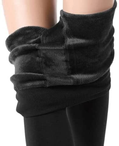 Women's Fleece-Lined Thermal Leggings - Warm Winter Tights for Gym & Running