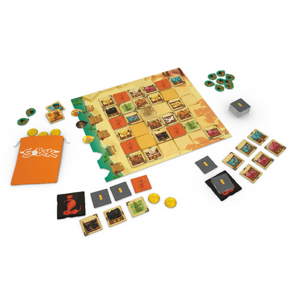 Sobek 2 Player Board Game - Strategy Tabletop Game for Adults & Families - Perfect for Game Nights, Parties & Family Bonding Activities