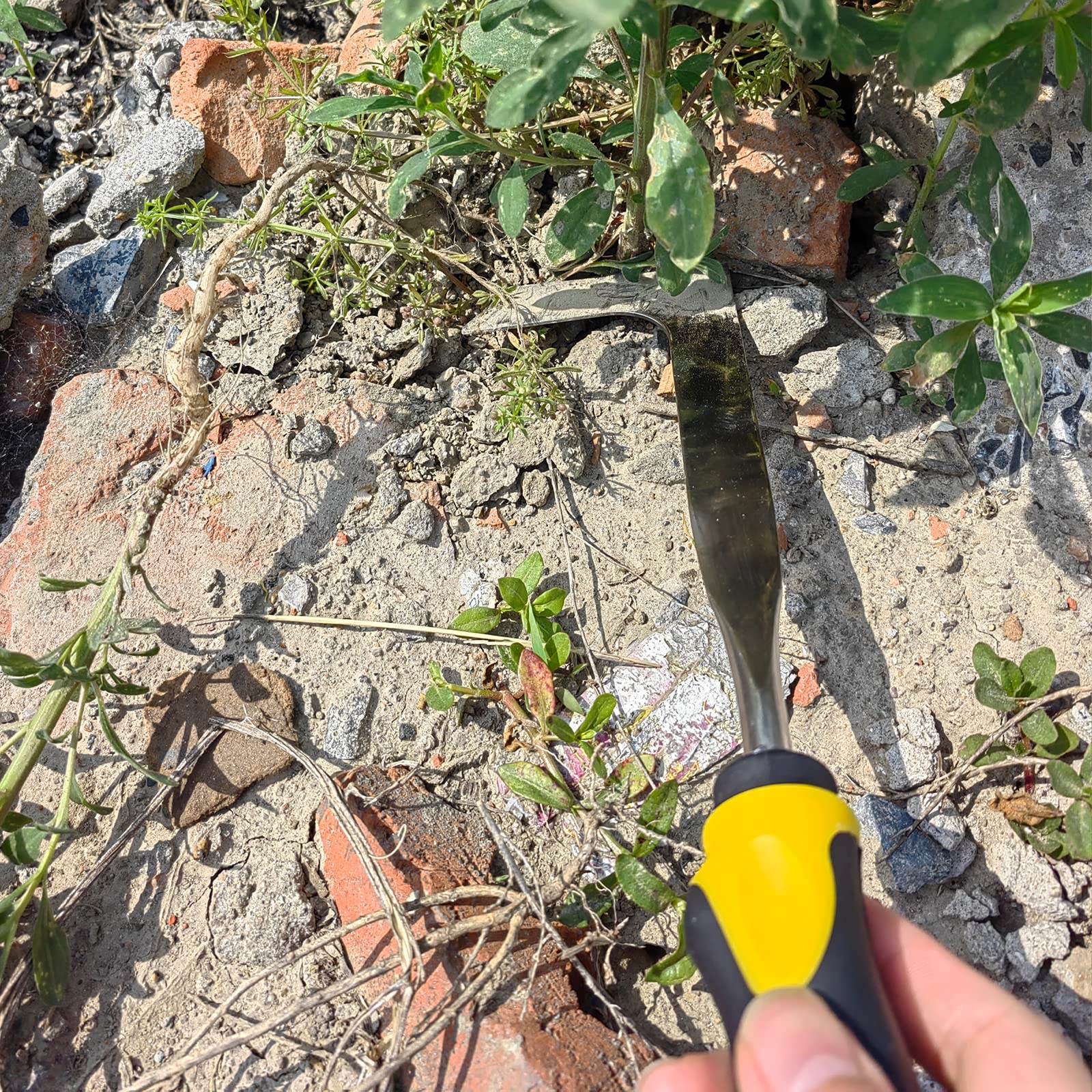 SWANSOFT Crack Weeder Tool - Heavy Duty Paver Weed Remover for Sidewalks, Driveways & Gardens - Efficient Crevice Weeding Tool for Patio, Brick & Concrete Surfaces - Perfect for Lawn Care & Outdoor Maintenance
