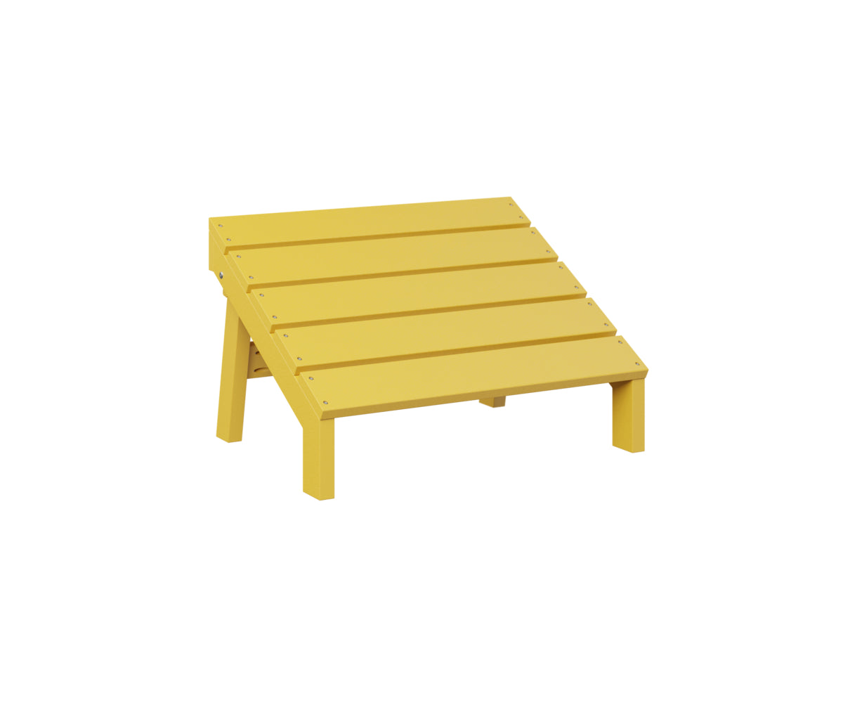 Berlin Gardens Mayhew Folding Adirondack Footstool - Outdoor Patio Furniture with Comfortable Footrest for Deck, Garden, Poolside Relaxation