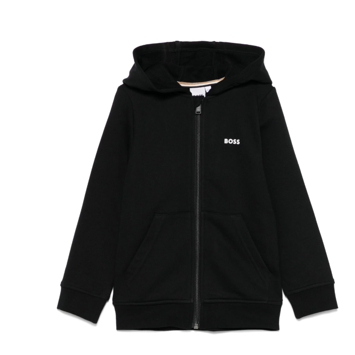 HUGO BOSS Classic Zip Up Hoodie for Men - Slim Fit Fleece Pullover with Front Pockets | Casual Streetwear & Gym Wear | Perfect for Everyday Comfort & Outdoor Activities