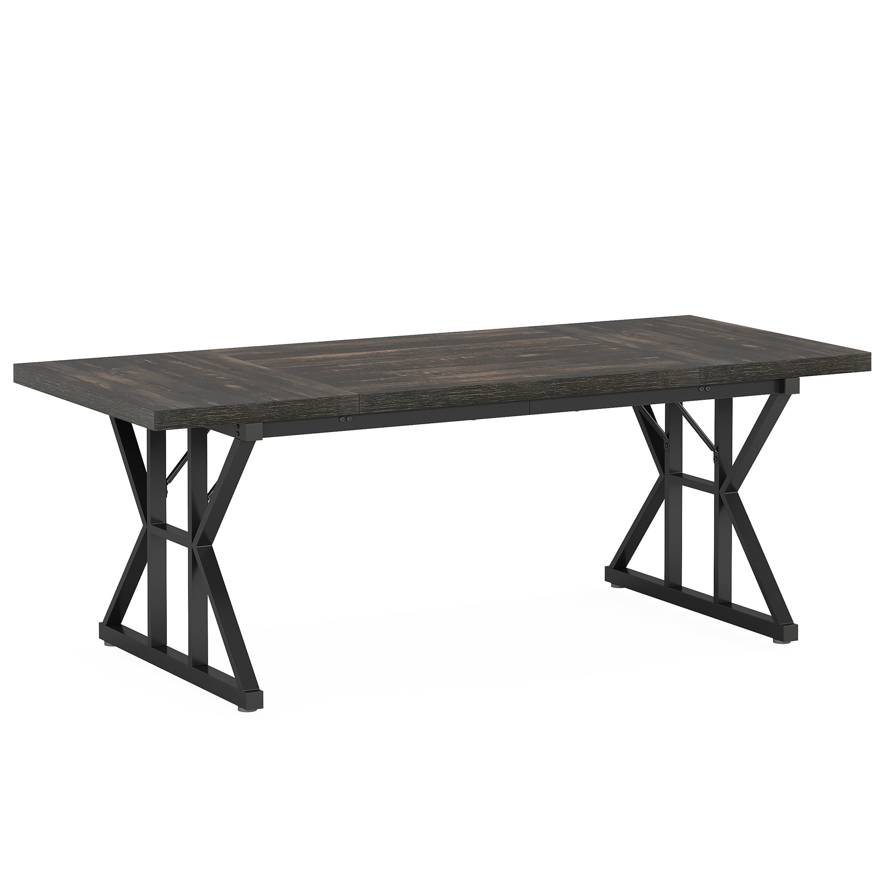 Solid Wood Farmhouse Dining Table - 70.8