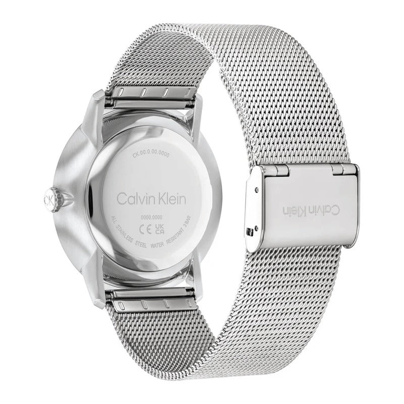 Calvin Klein Intrigue Silver Mesh Bracelet Watch 25300009 - Stylish & Elegant Timepiece for Women, Perfect for Office, Party & Everyday Wear
