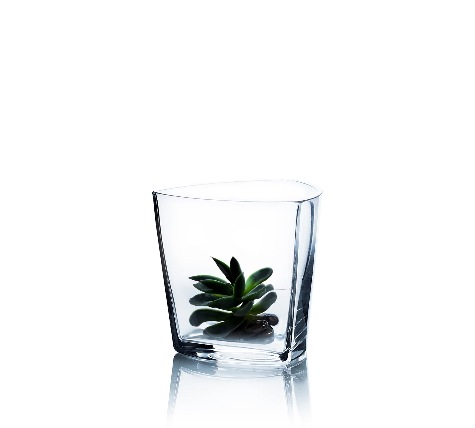WGVI 24-Pack Clear Glass Tea Light Candle Holders - 4