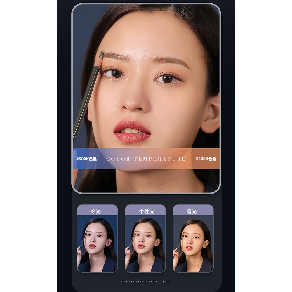 Best Ring Light for Phone Live Streaming - Large Aperture LED Fill Light with Adjustable Stand, Pink - Perfect for TikTok, YouTube & Instagram Videos, Makeup & Photography