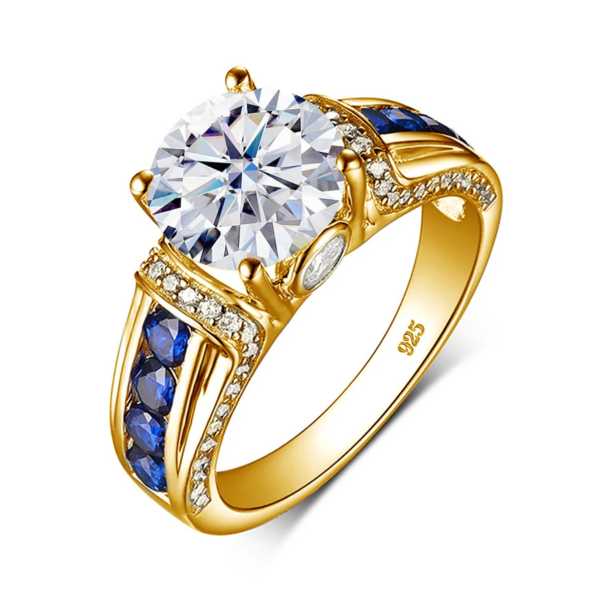 2ct D Color VVS1 Certified Moissanite Diamond Ring for Women - 925 Sterling Silver Wedding Jewelry - Passes Diamond Test - Perfect for Engagement, Anniversary & Special Occasions
