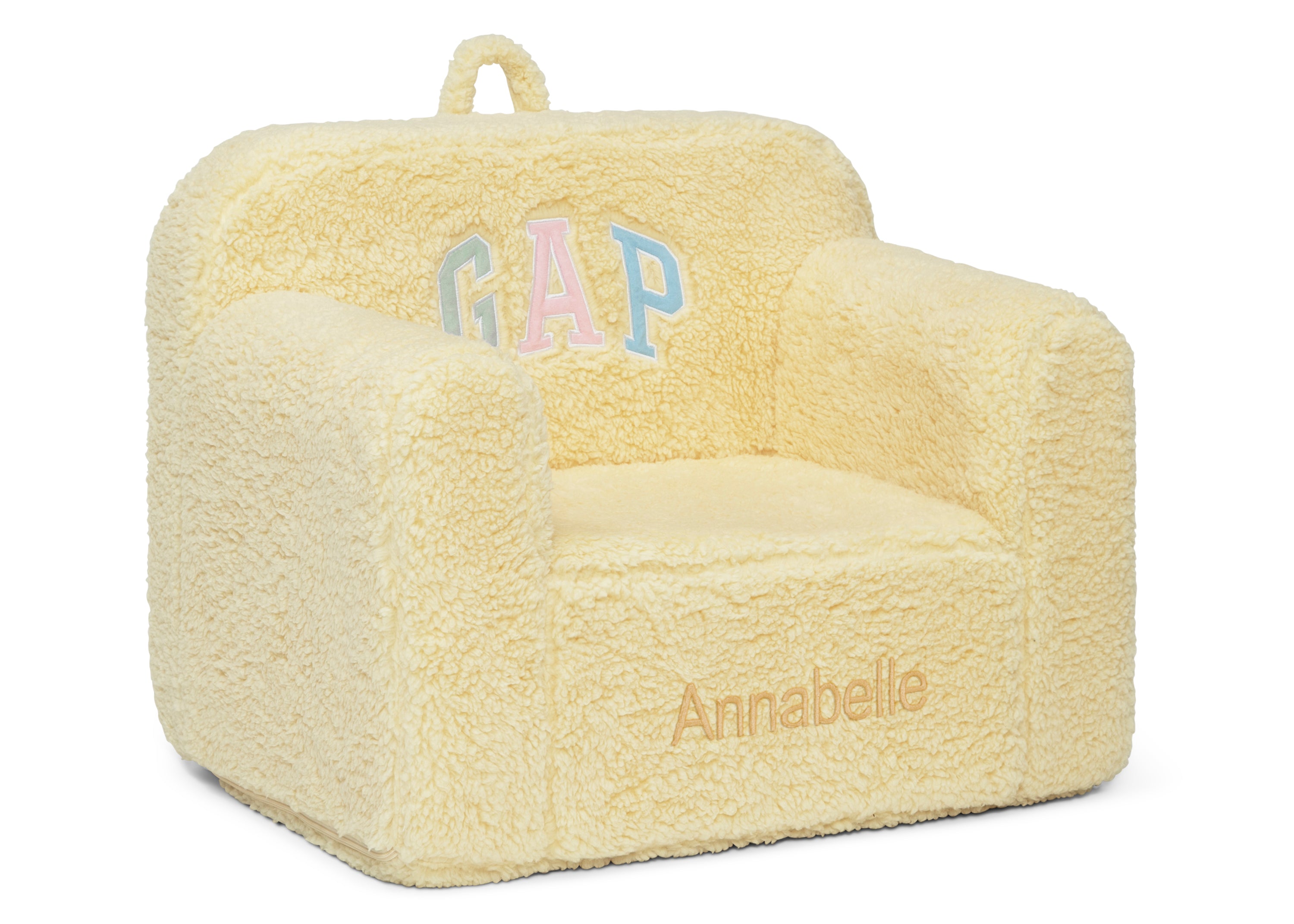 Personalized BabyGap Sherpa Chair - Cozy & Custom Kids' Seat for Nursery, Bedroom, or Playroom - Perfect for Reading, Relaxing & Snuggling