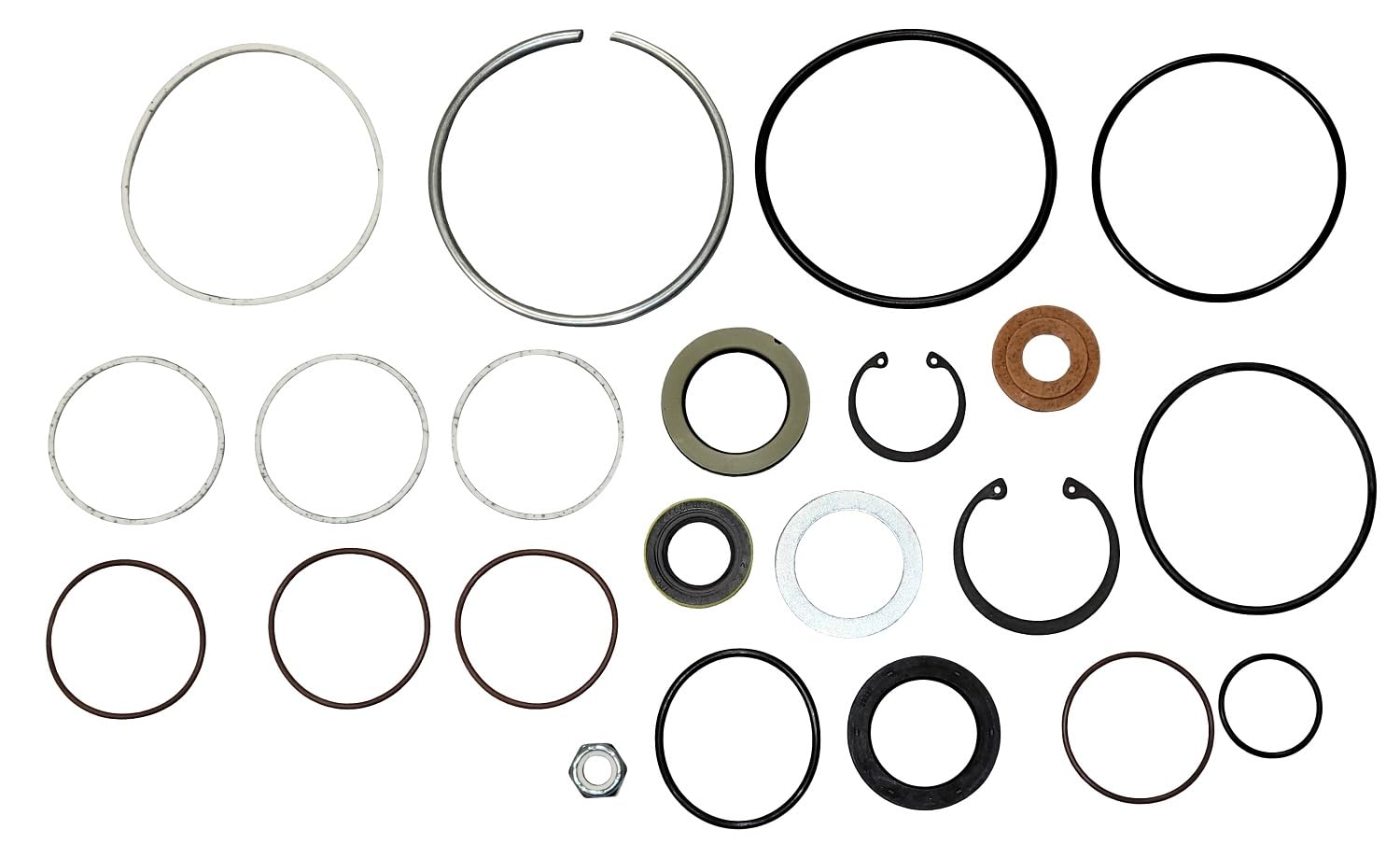 Premium Power Steering Rack & Pinion Seal Kit for 2003 Hummer H2 - OEM Precision Fit, Leak-Proof Design, Durable Steering System Repair Parts | Perfect for Off-Roading & Daily Driving Maintenance